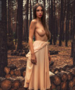 Alina Strips Naked In The Woods