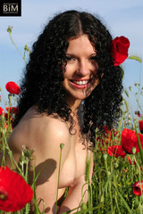 Kamila Goes Naked In The Flowers