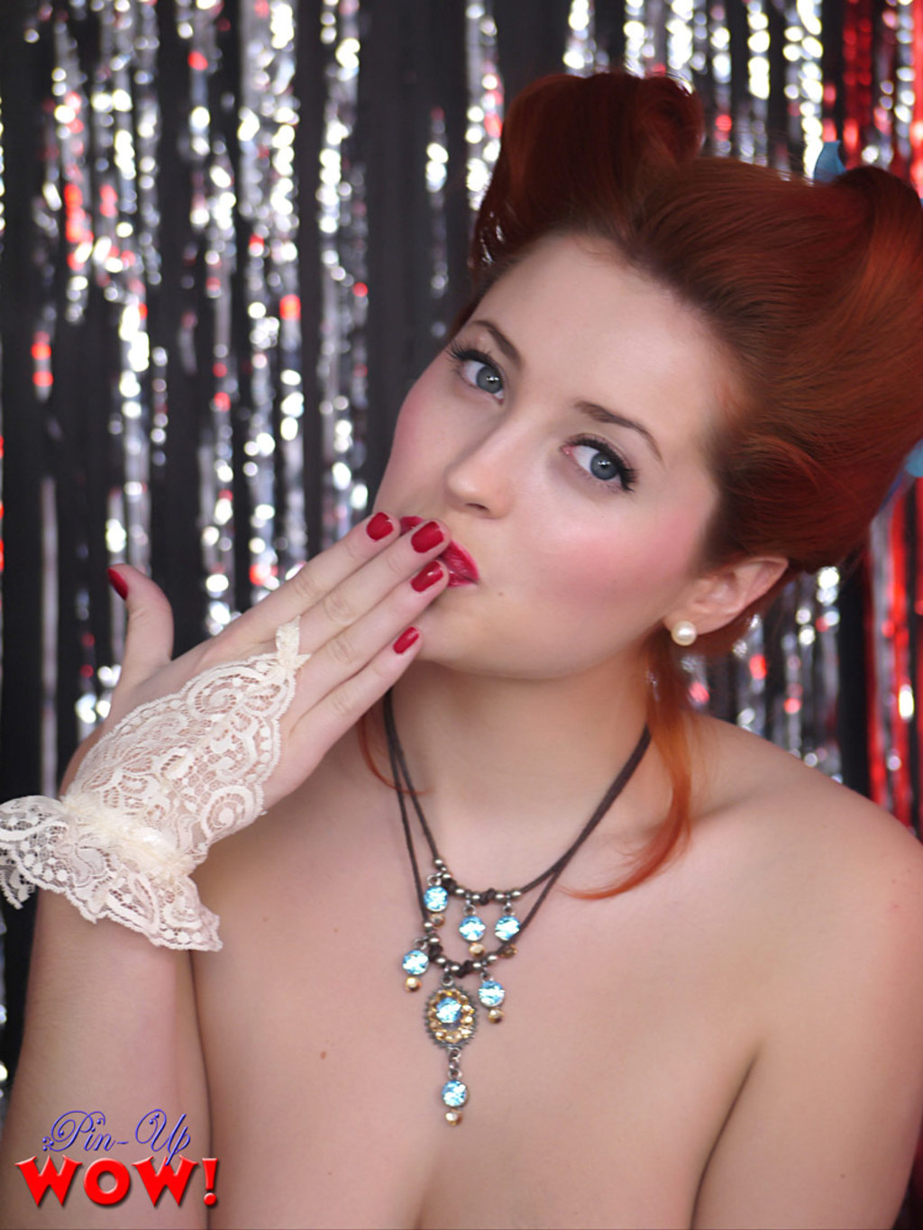 Lucy V Is One Hot Redhead Pinup Girl