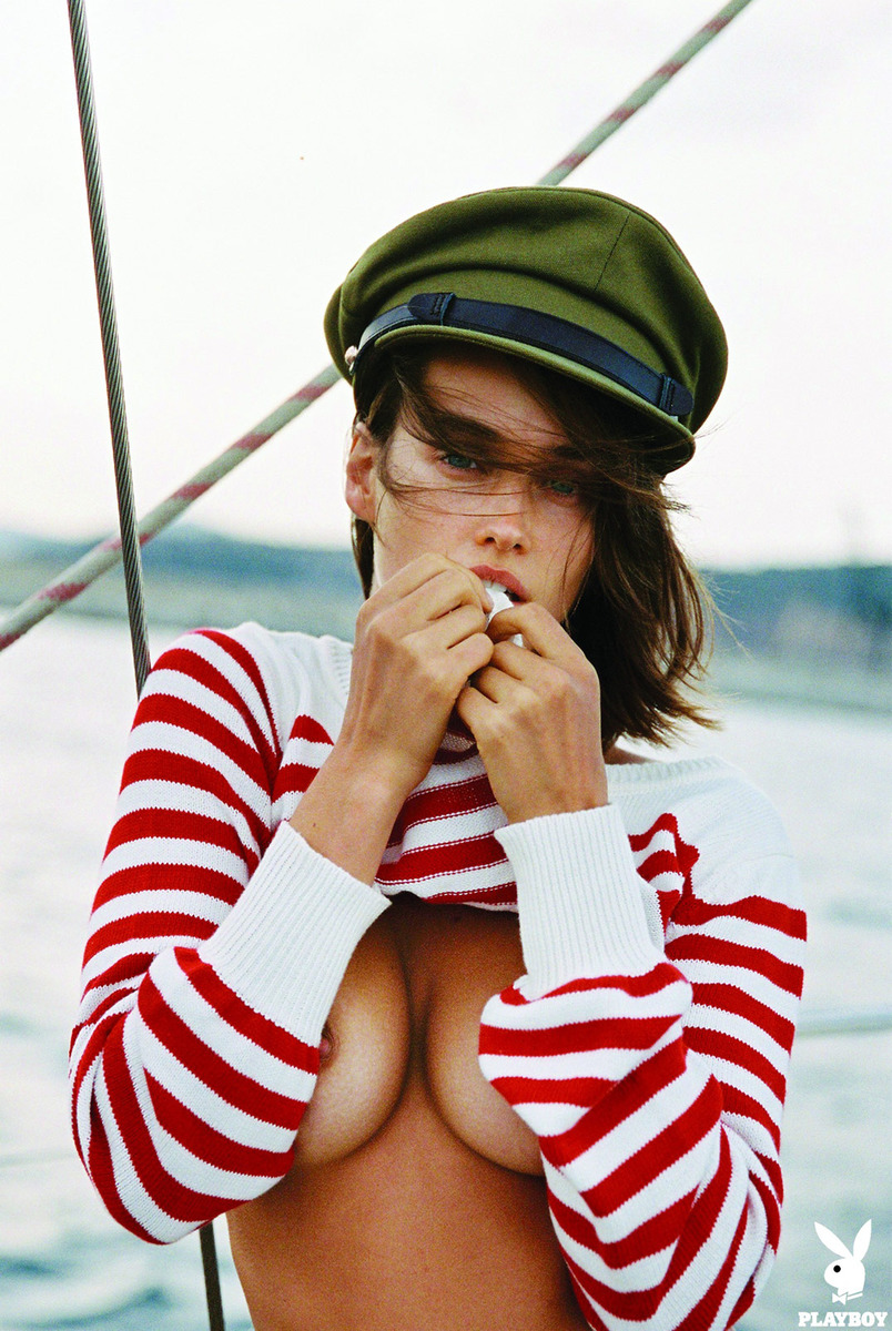 Johanne Landbo Gets Totally Nude On A Boat